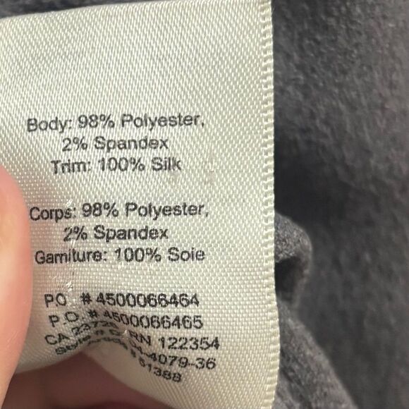 Aritzia Wilfred chevalier blazer open front gray size 6 - Picture 5 of 6